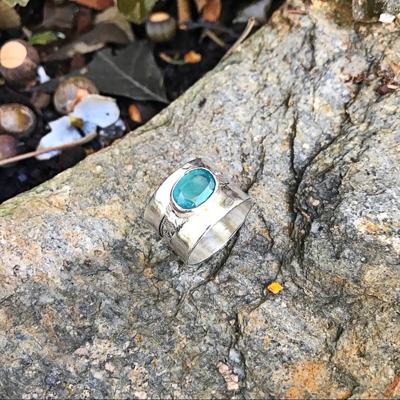 🚫sold🚫🔒Price firm. Grandidierite ring - Picture 2 of 3